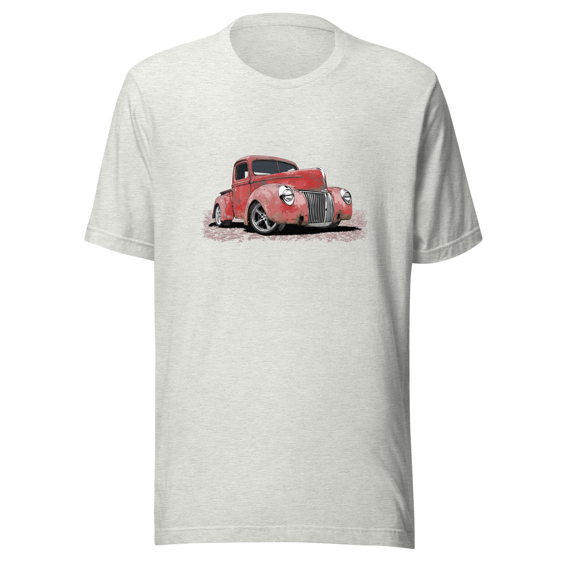 Classic Truck Shirt featuring rusty red 40 Ford truck - Vintage 1940 Ford rat rod pickup