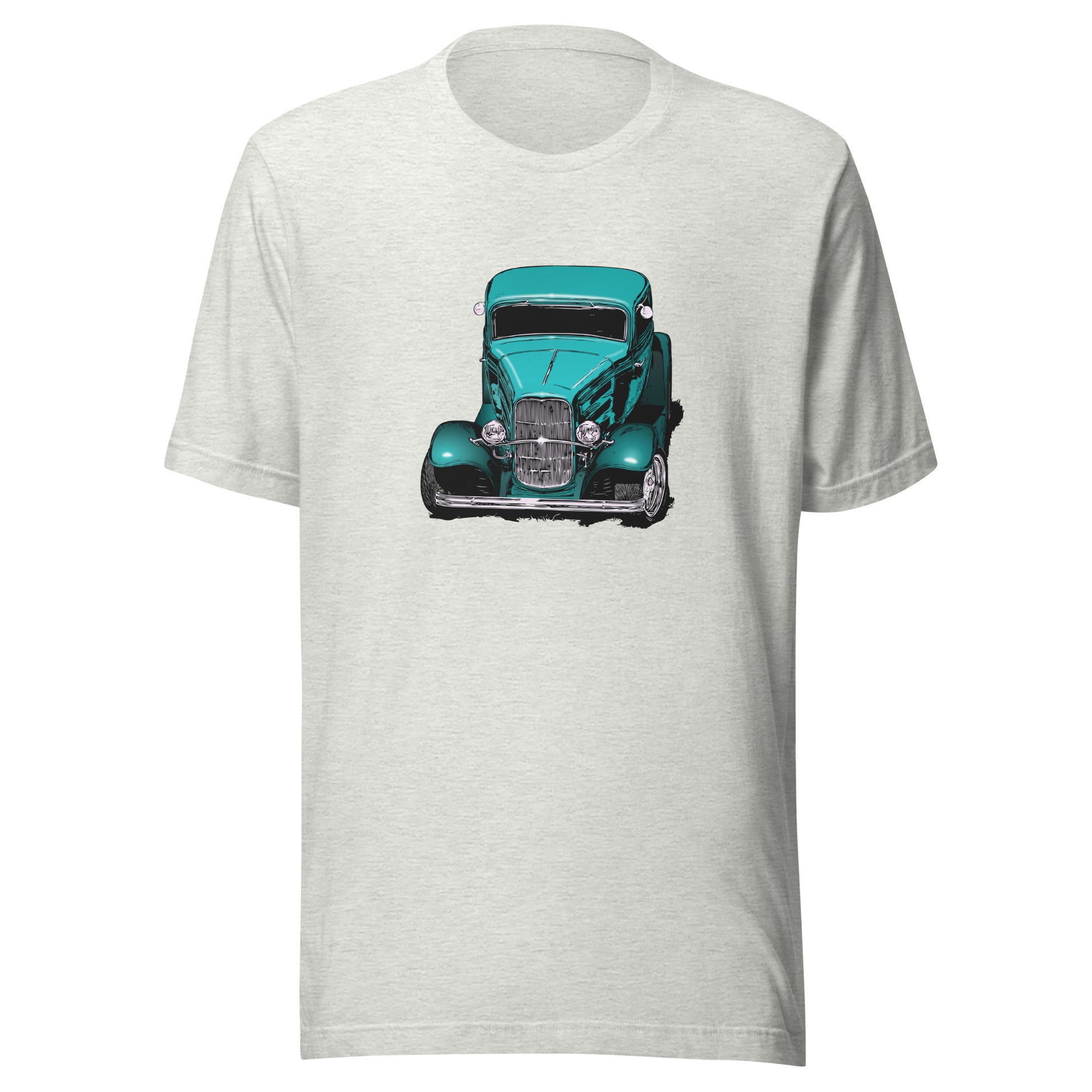 Classic Car Shirt featuring Turquoise 32 Ford Unisex Jersey Tee, 1932 hot rod