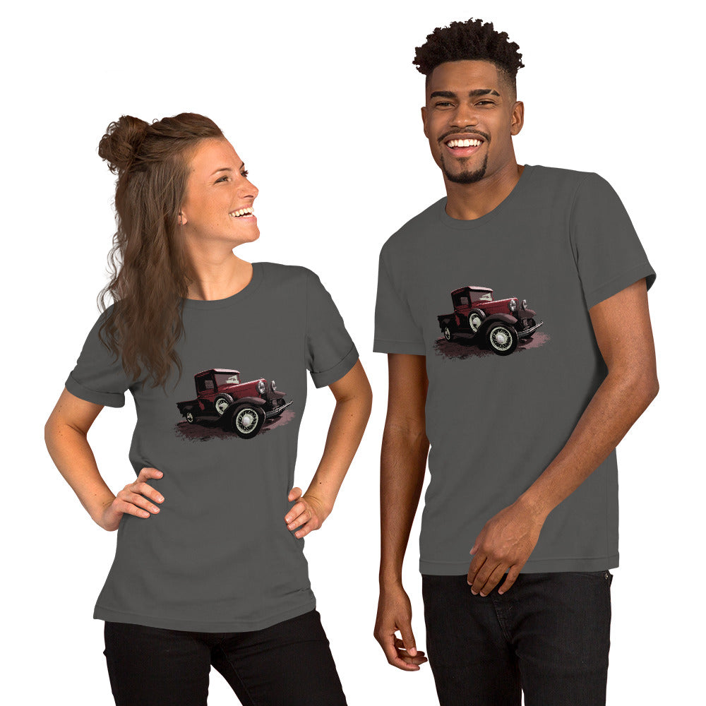 Classic Truck Shirt featuring a red Ford Model A truck