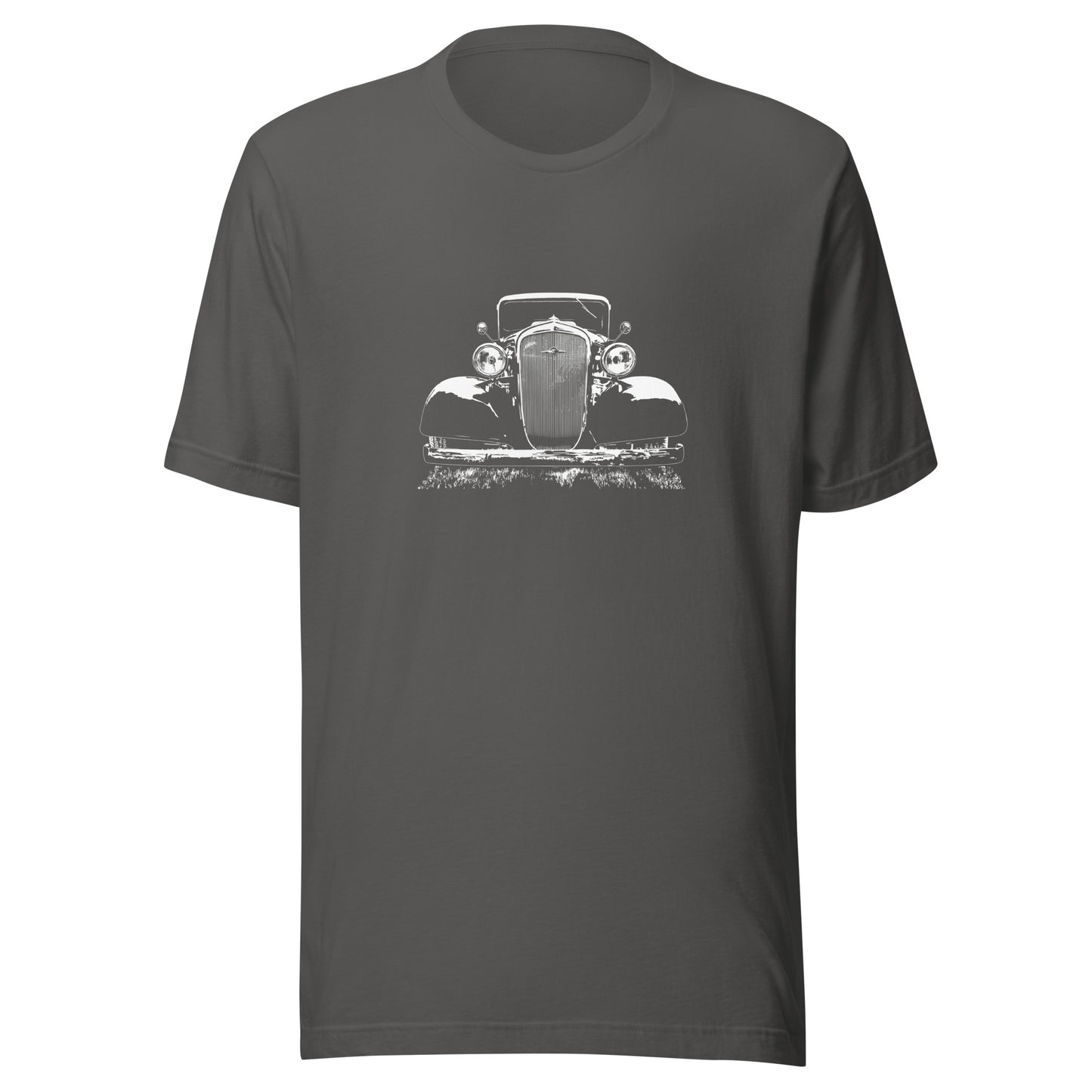 Classic car shirt featuring 35 Chevy - Dark shirt version - at zoeysgarage.net