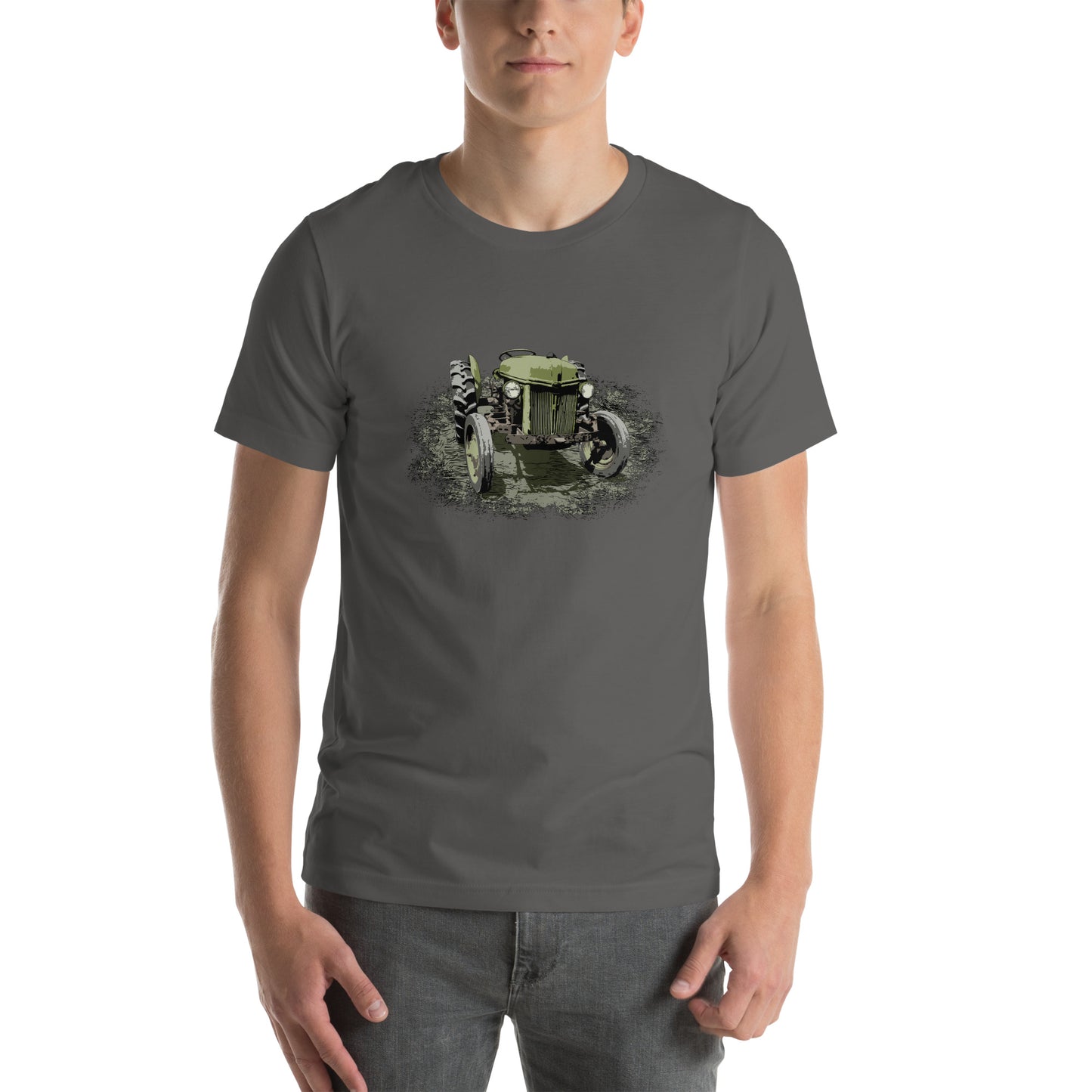 Rustic Farming - Antique Green Farm Tractor Unisex t-shirt -  Vintage Ford Tractor