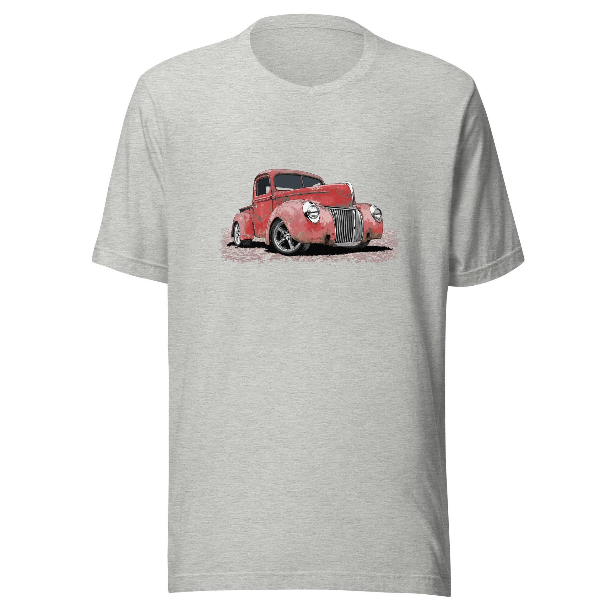 Classic Truck Shirt featuring rusty red 40 Ford truck - Vintage 1940 Ford rat rod pickup