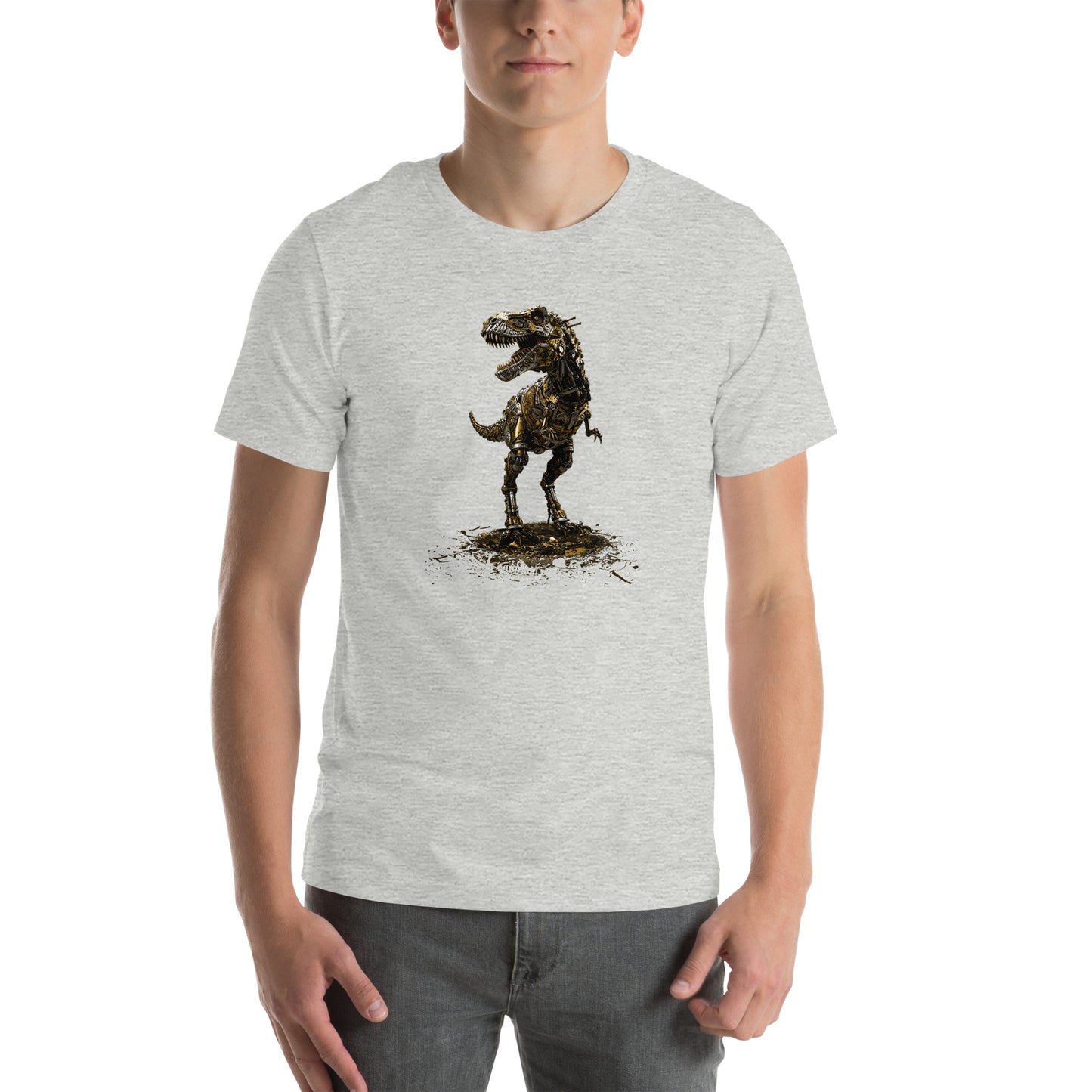 Steampunk T-rex Unisex t-shirt, Mechanical Tyrannosaurus