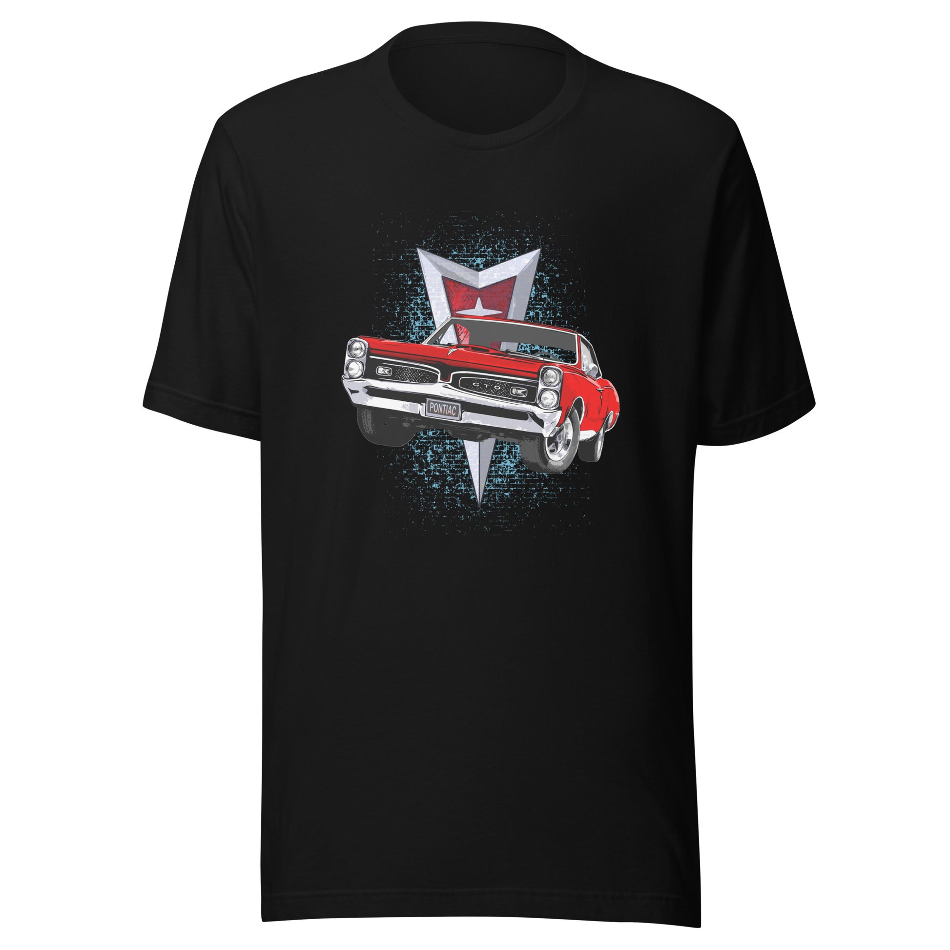 Classic car shirt featuring red 67 Pontiac GTO - Unisex T-shirt - 1967 muscle car