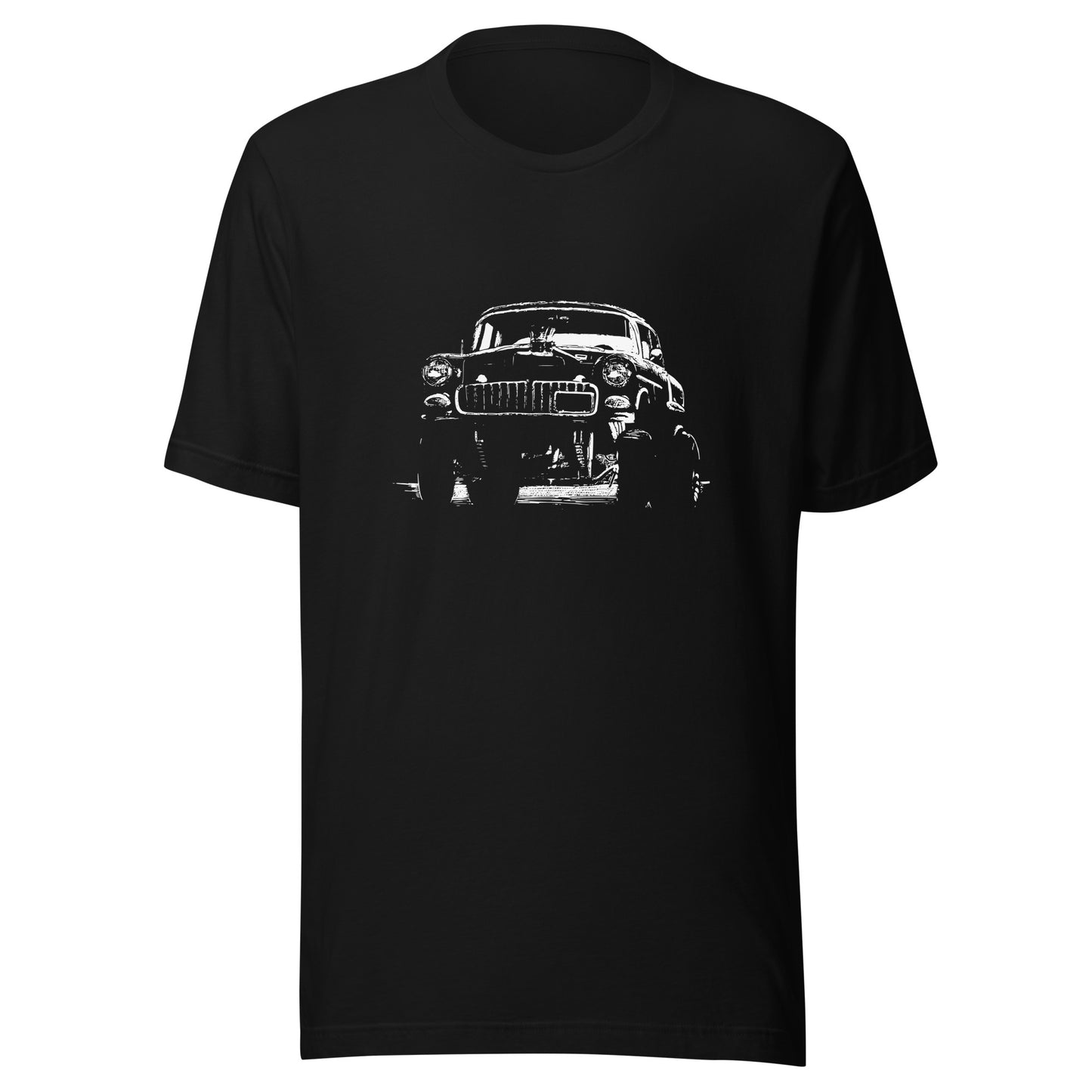 Classic Car Shirt featuring 1955 Chevy Gasser - Short sleeve unisex t-shirt, 1950's 1960's racer