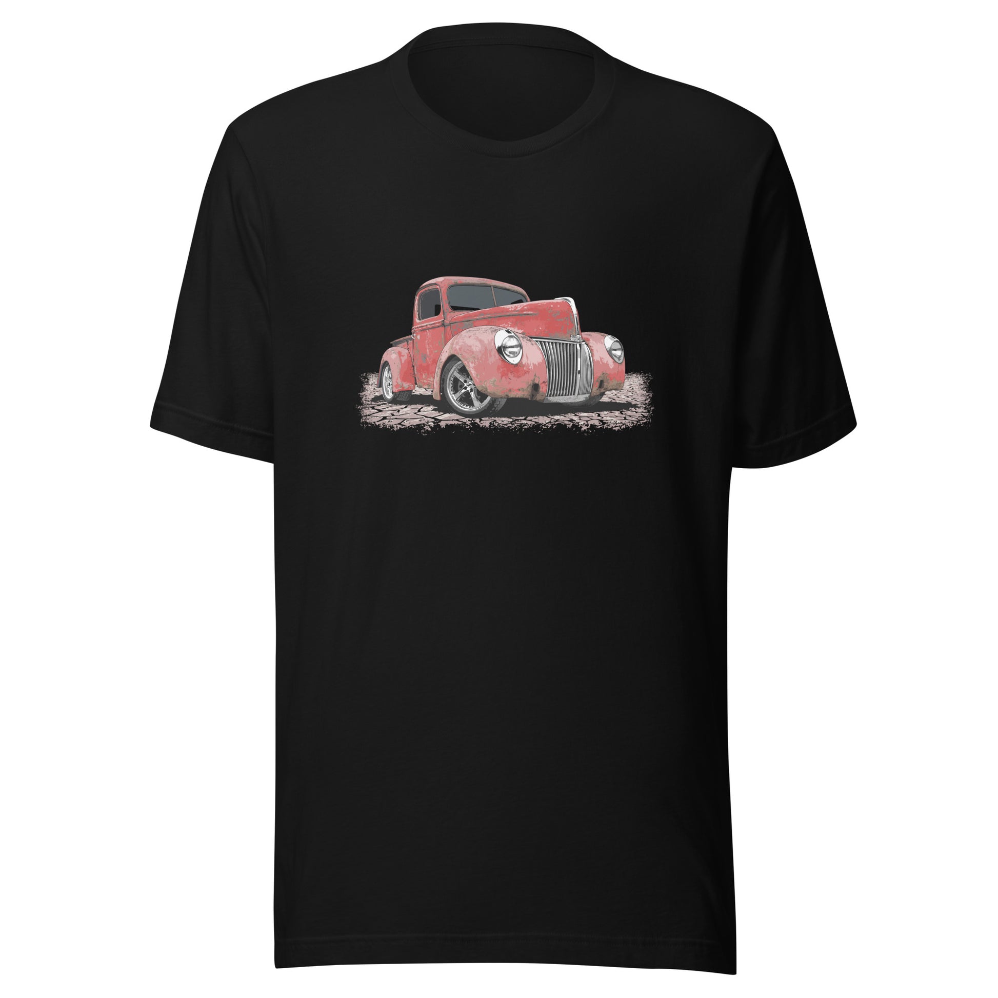 Classic Truck Shirt featuring rusty red 40 Ford truck - Vintage 1940 Ford rat rod pickup