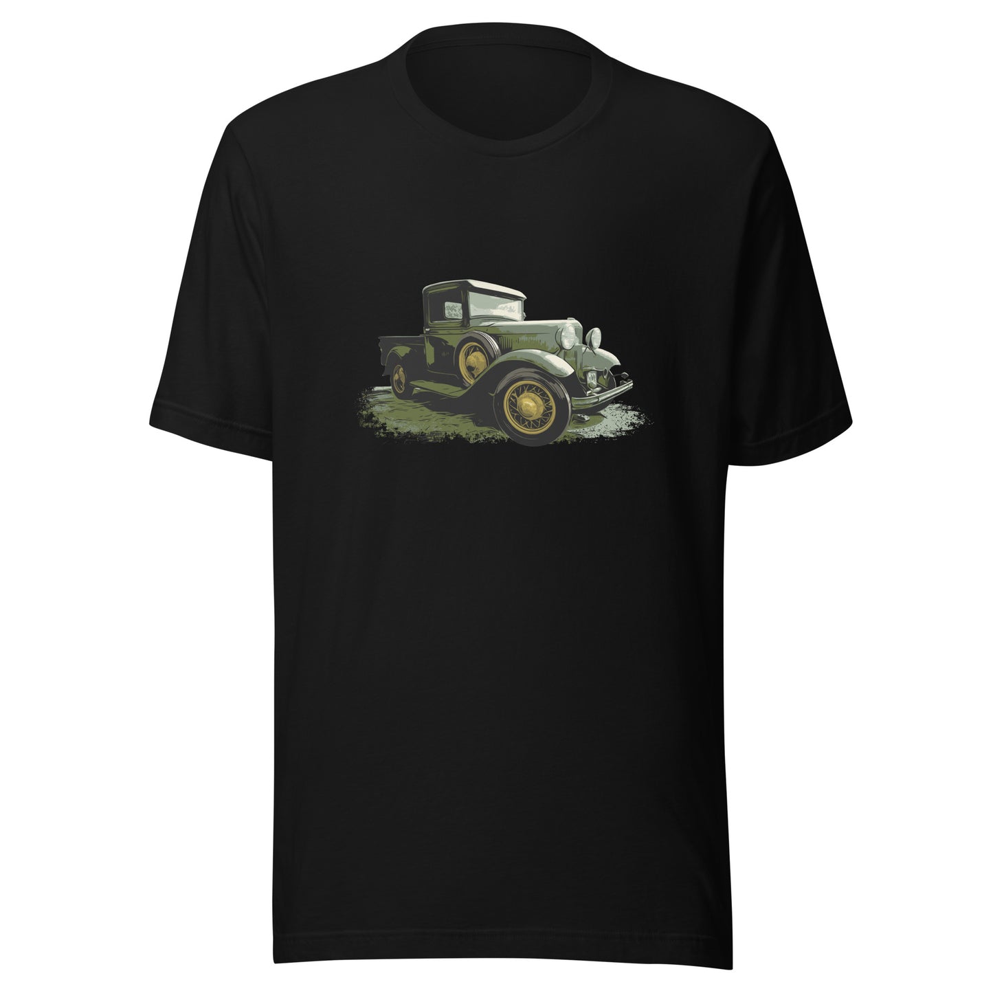 Classic Truck Shirt featuring a Green Ford Model A truck