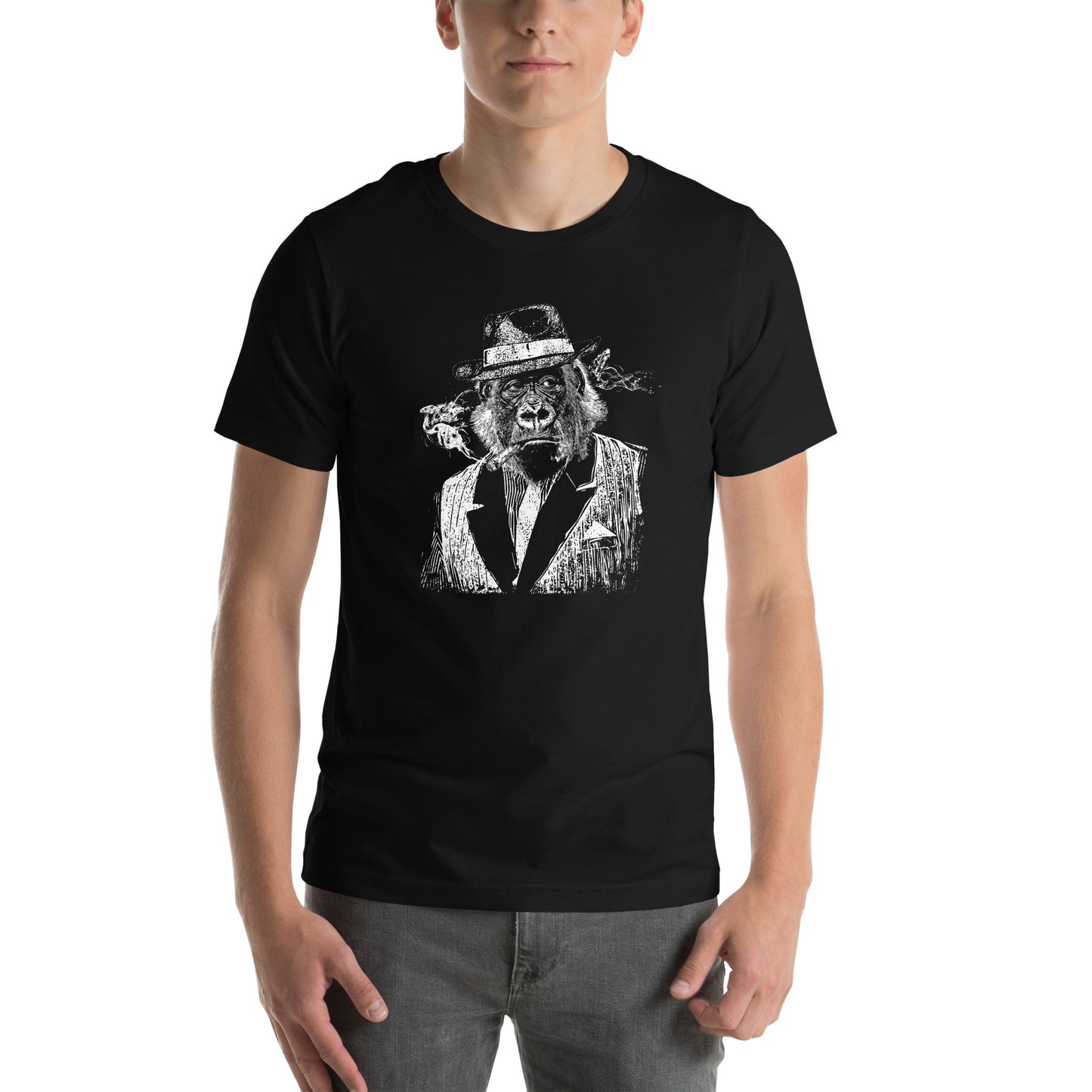 Gangster Gorilla Unisex Tee - 30's Mob Boss Ape