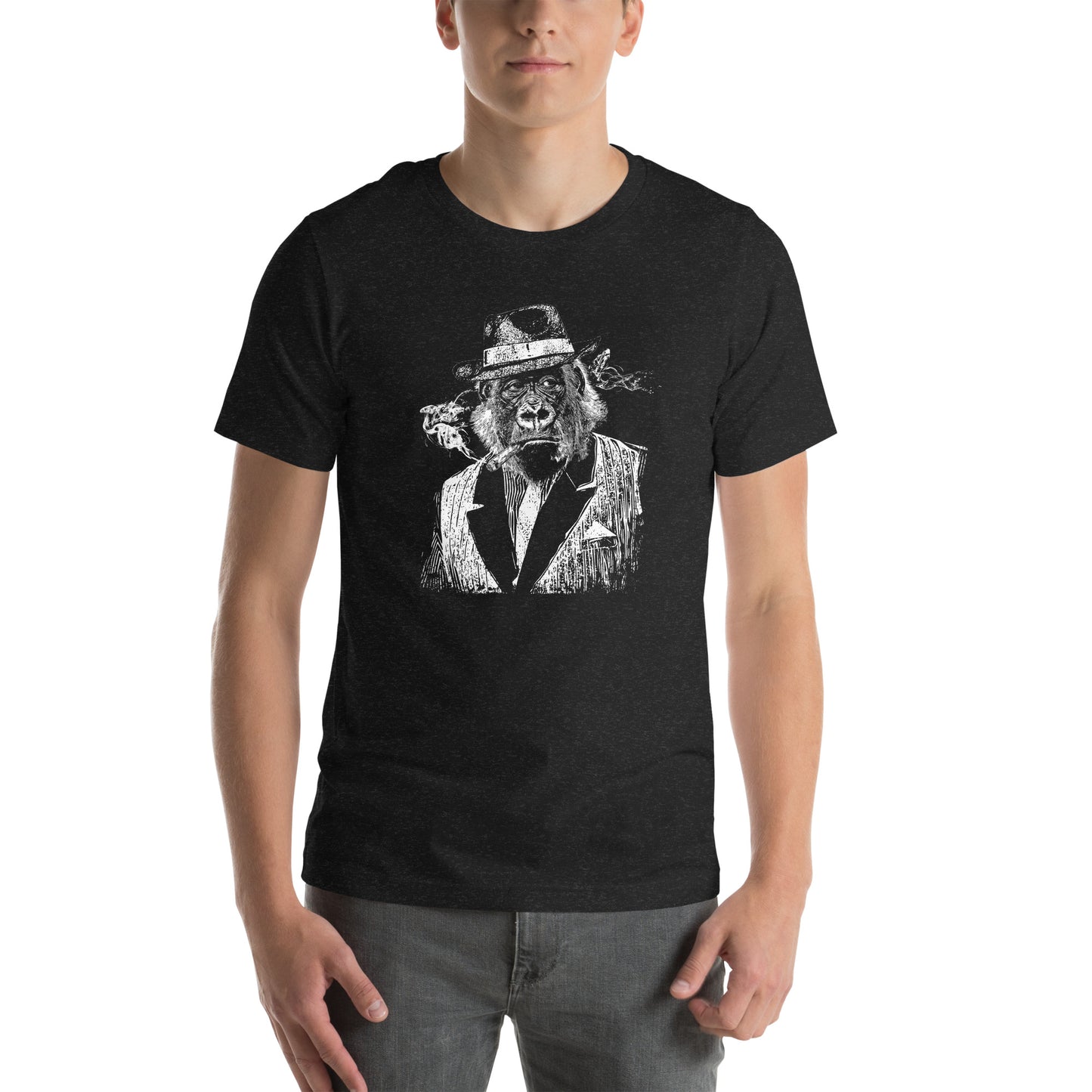 Gangster Gorilla Unisex Tee - 30's Mob Boss Ape