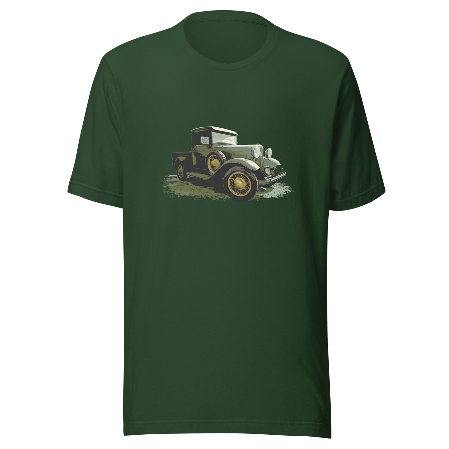 Classic Truck Shirt featuring a Green Ford Model A truck