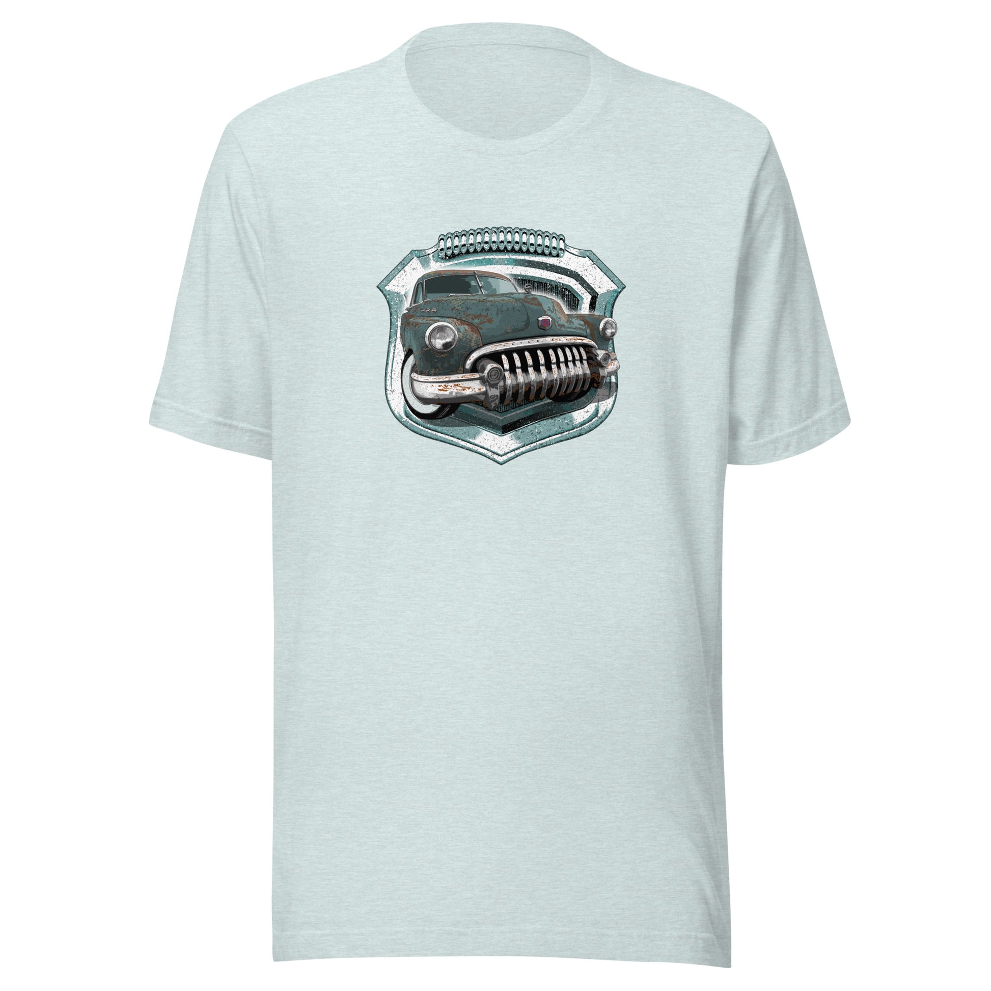 Classic Car Shirt featuring rusted Green 50 Buick Special - Unisex t-shirt with rat rod Buick