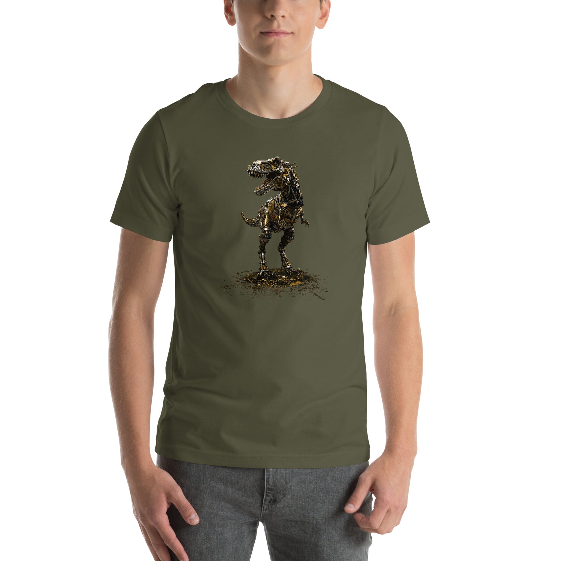 Steampunk T-rex Unisex t-shirt, Mechanical Tyrannosaurus