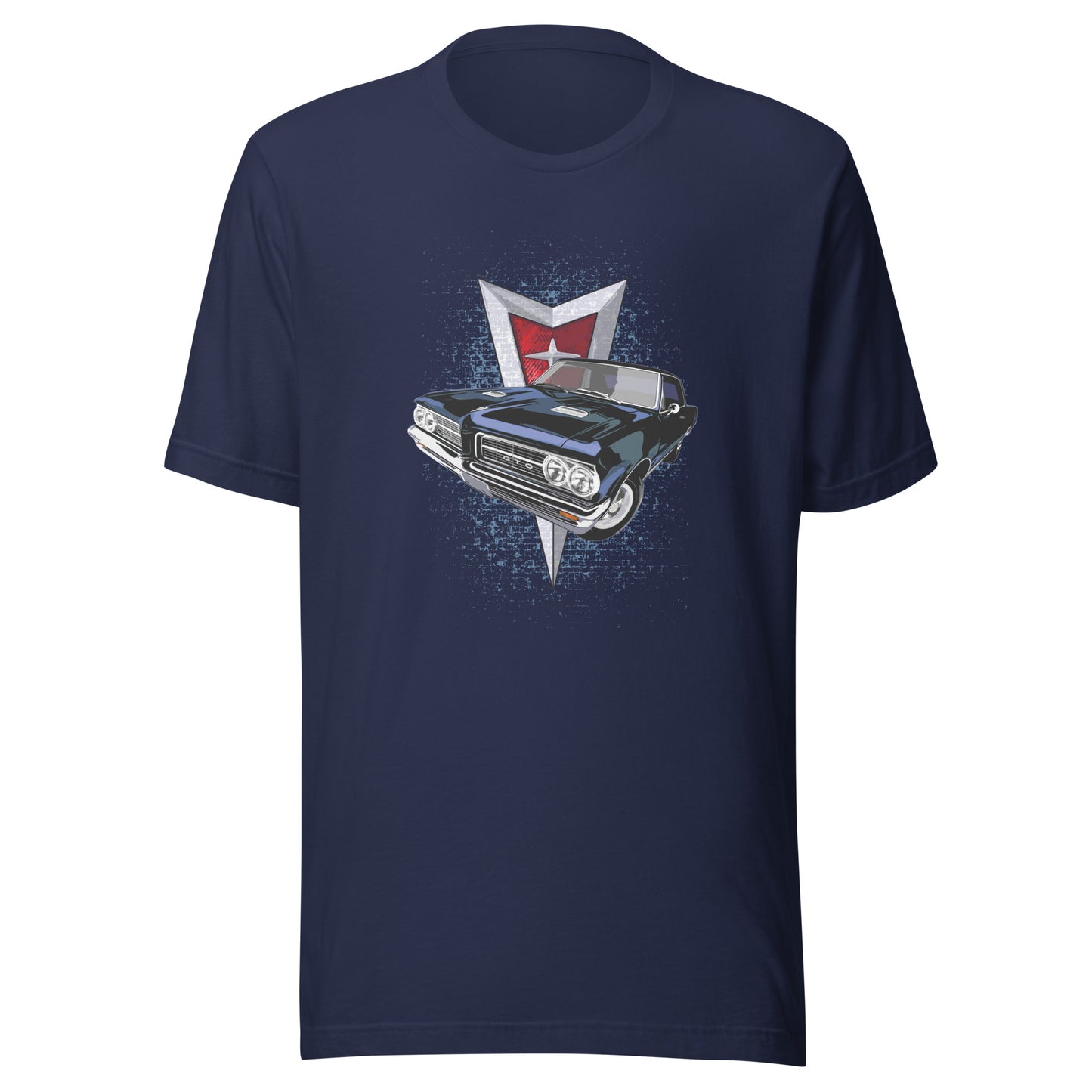 Classic car shirt featuring blue 64 Pontiac GTO - Unisex T-shirt - 1964 muscle carClassic car shirt featuring blue 64 Pontiac GTO - Unisex T-shirt - 1964 muscle car