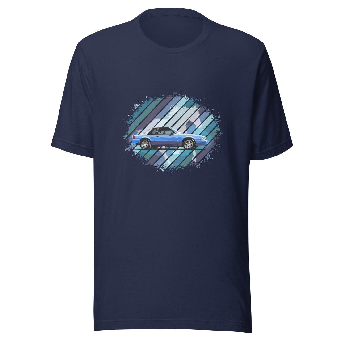 Fox Body Mustang Unisex t-shirt - Blue 88 Ford Mustang