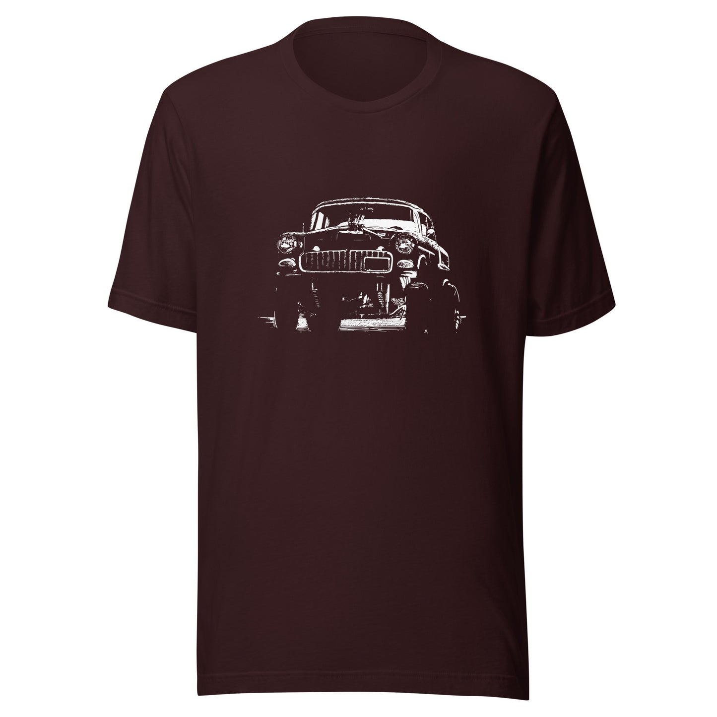 Classic Car Shirt featuring 1955 Chevy Gasser - Short sleeve unisex t-shirt, 1950's 1960's racer