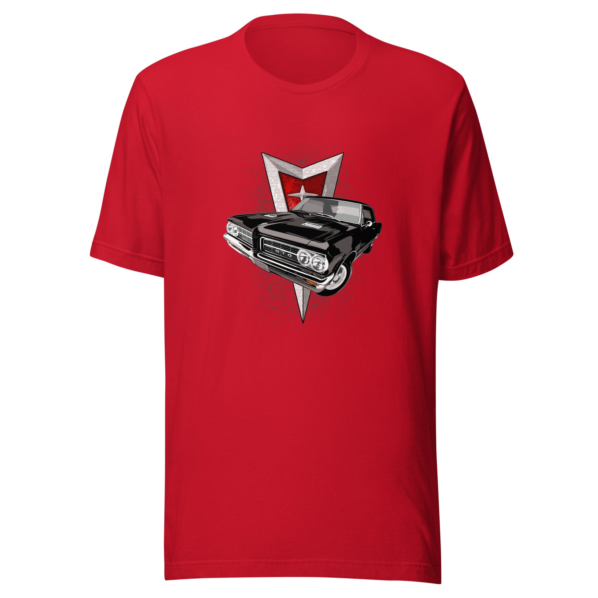 Classic car shirt featuring black 64 Pontiac GTO - Unisex T-shirt - 1964 muscle car