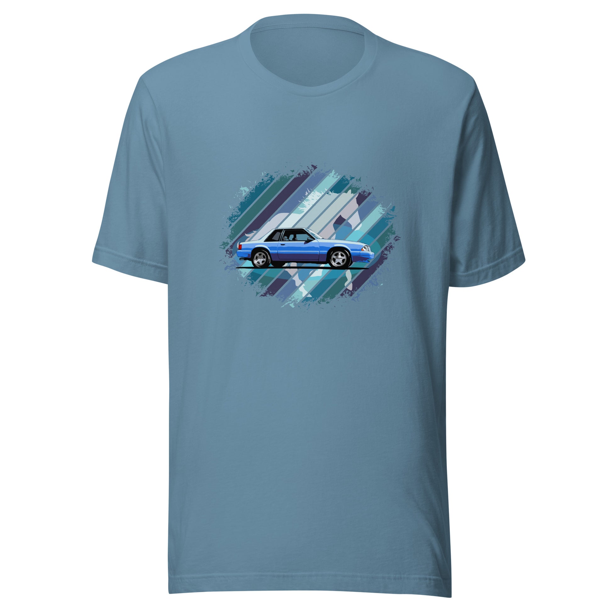 Fox Body Mustang Unisex t-shirt - Blue 88 Ford Mustang