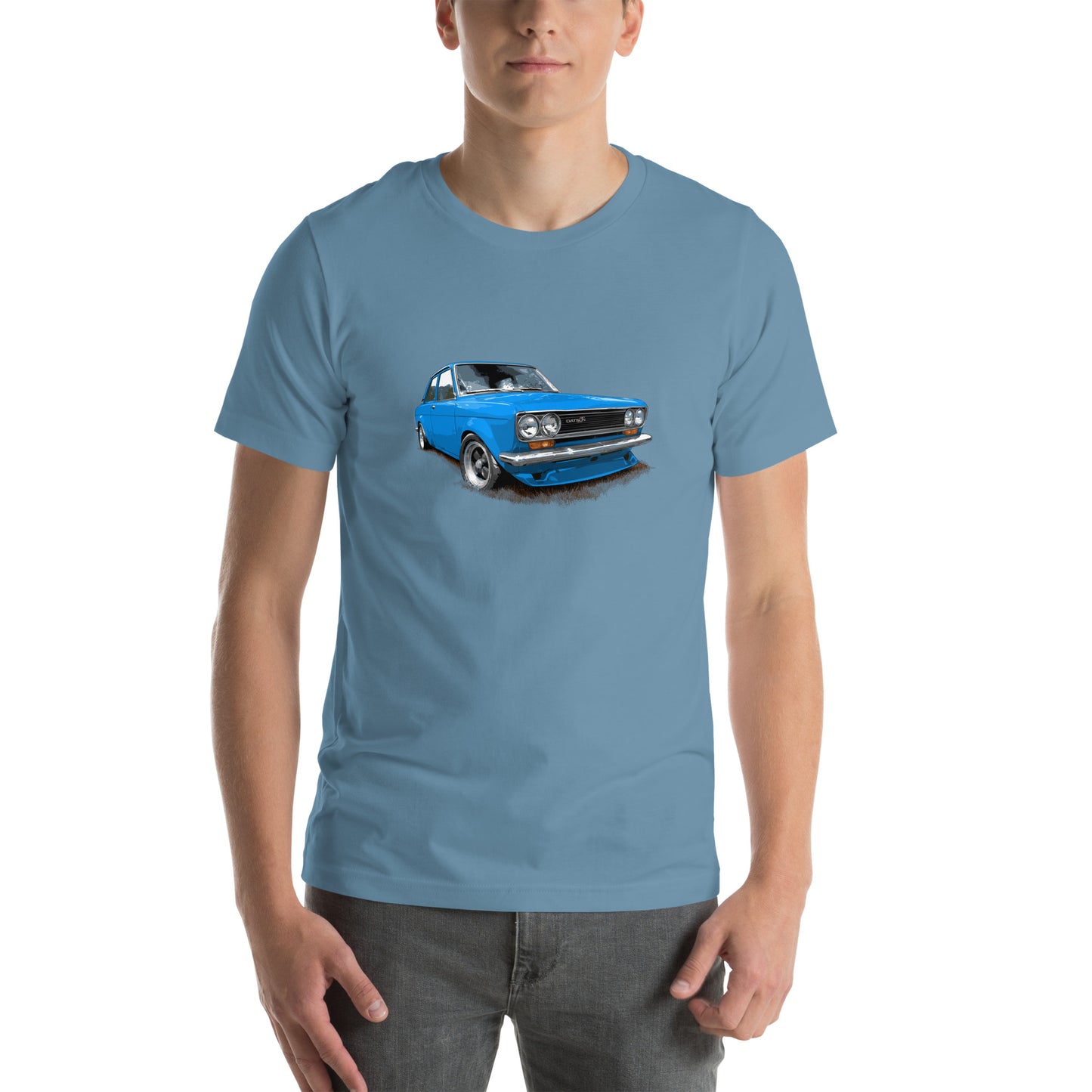 Classic Car shirt featuring Blue 71 Datsun 510 / 1600