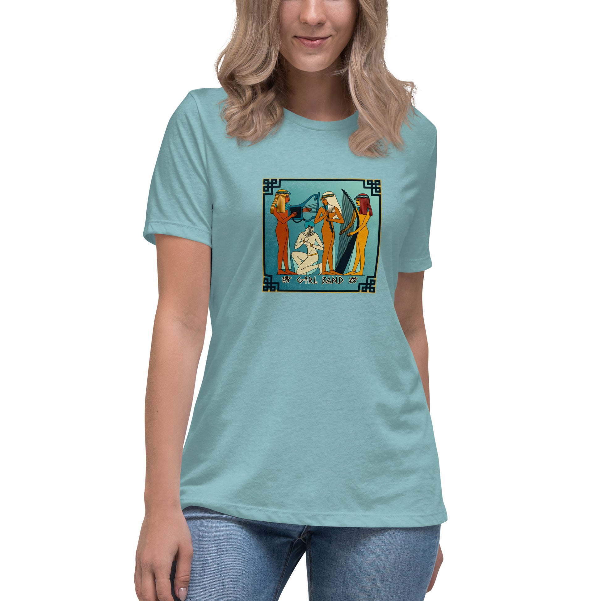 Girl Band Egyptian themed Women's Relaxed T-Shirt