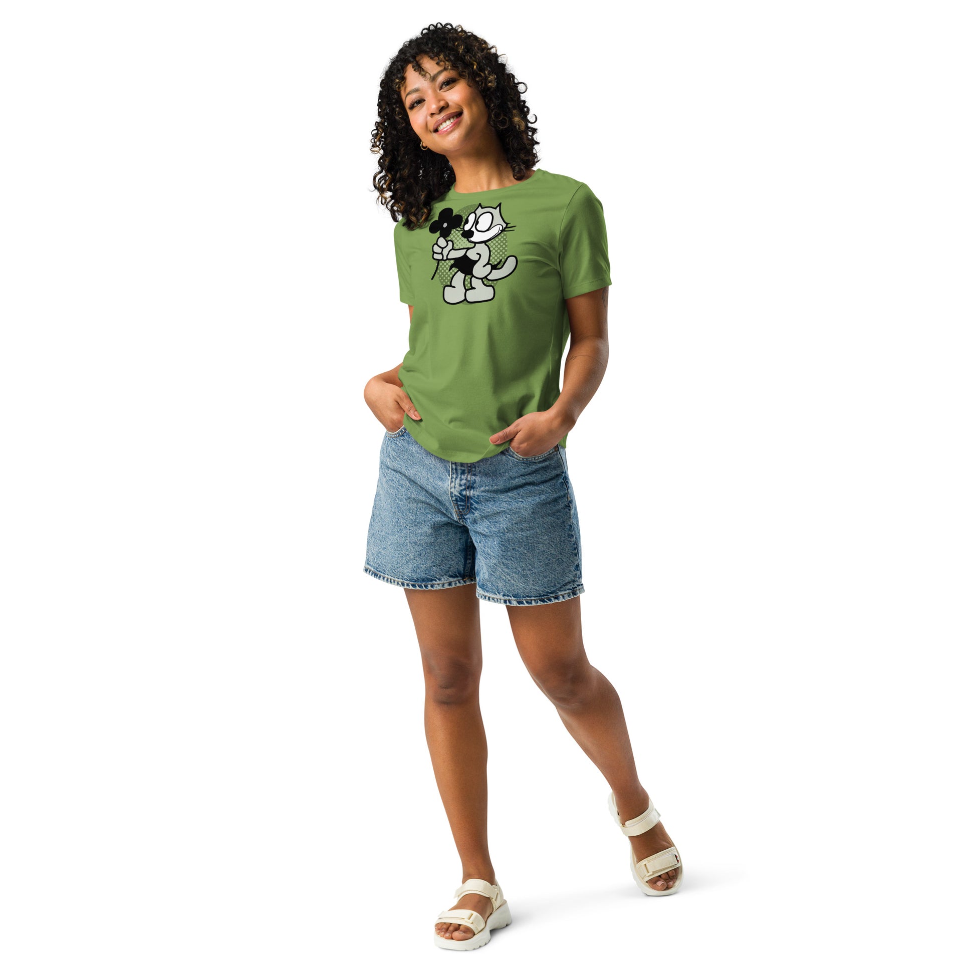 Women's Relaxed Tee featuring Kitty Kat, Felix the Cat's love interest