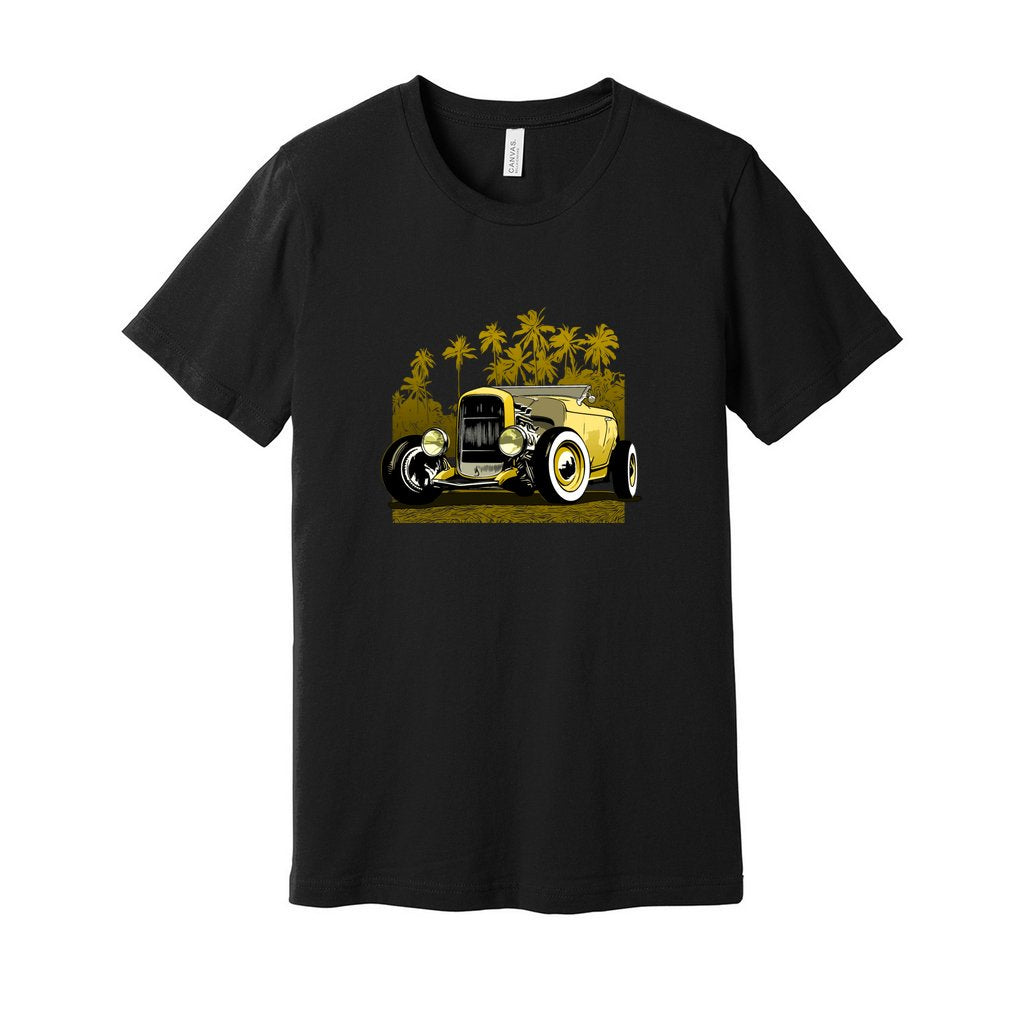 Classic 30's Hot Rod Unisex Jersey Tee Yellow version