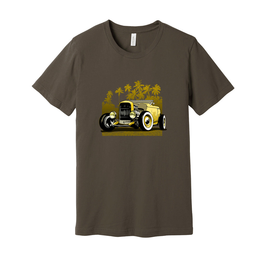 Classic 30's Hot Rod Unisex Jersey Tee Yellow version