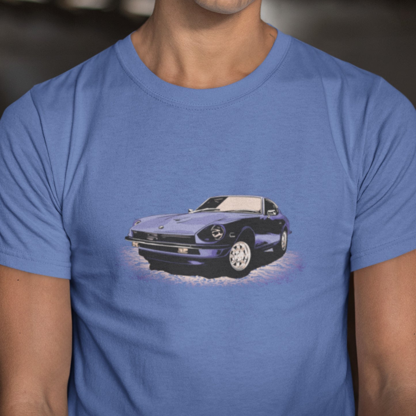 70 Datsun 240Z Unisex t-shirt, Blue 1970 Nissan 240 Z