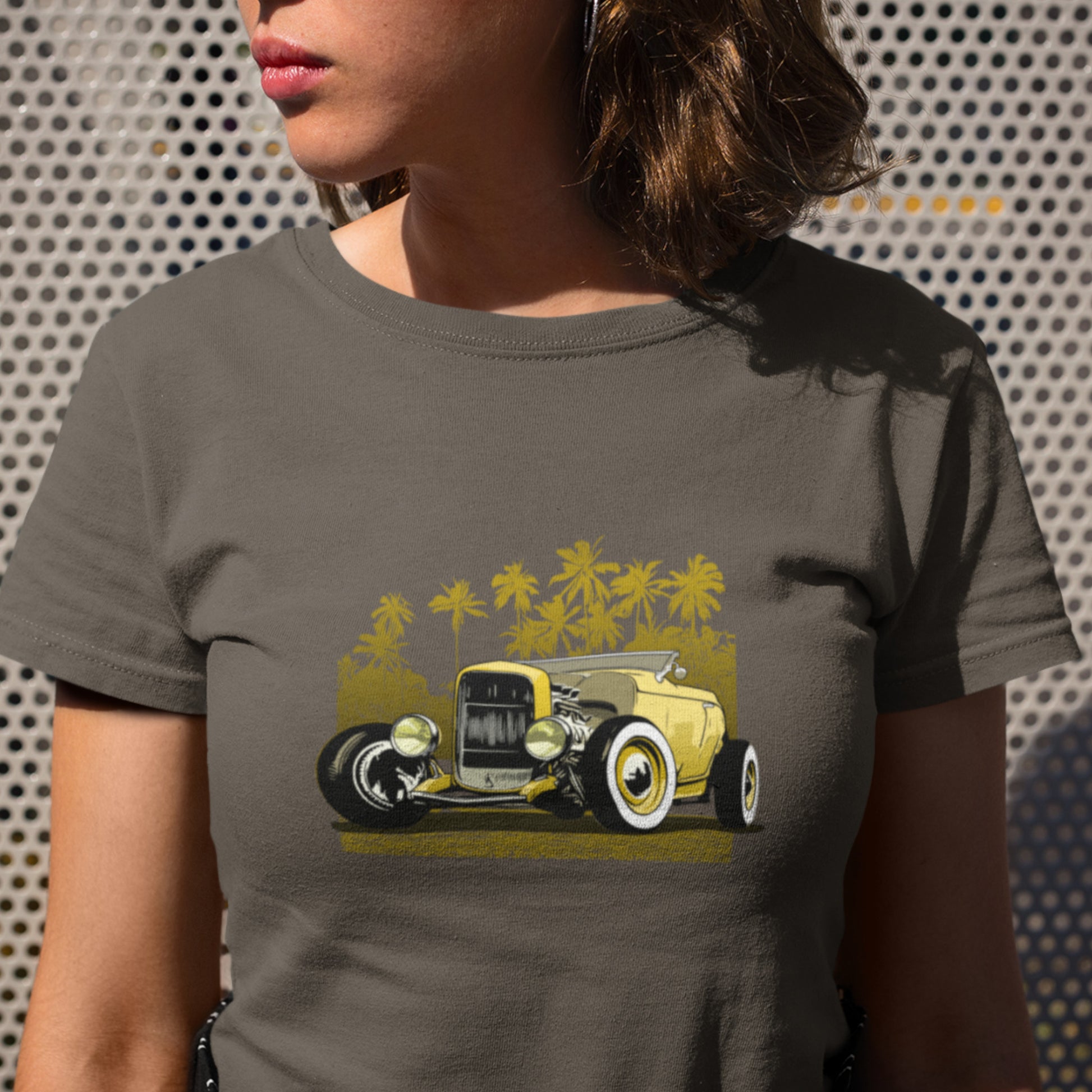 Classic 30's Hot Rod Unisex Jersey Tee Yellow version