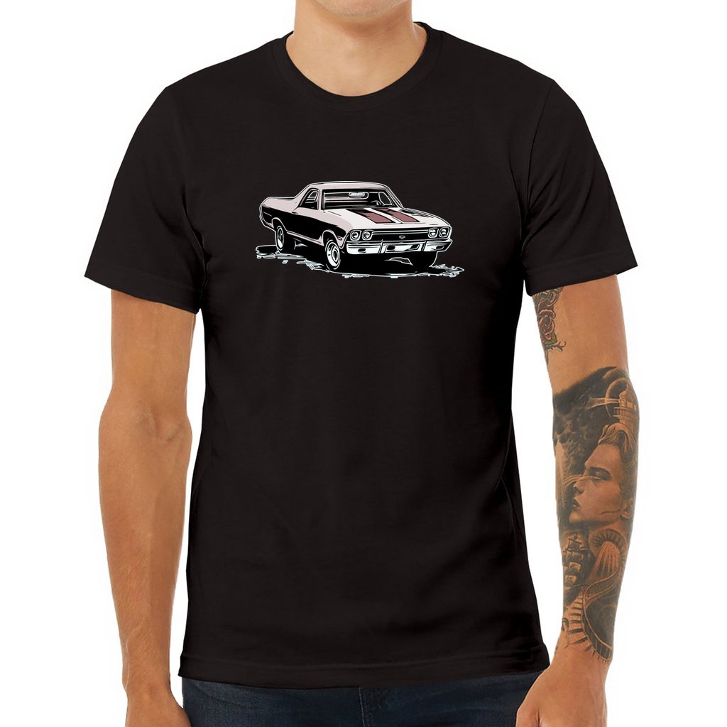 68 El Camino Unisex Jersey Tee - 1968 Chevy El Camino red version