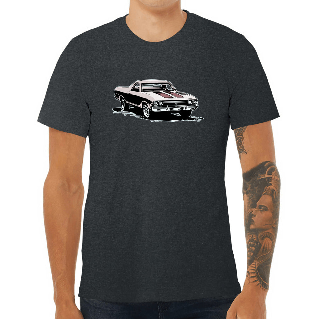 68 El Camino Unisex Jersey Tee - 1968 Chevy El Camino red version