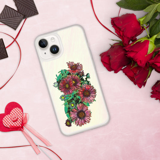 Blanket Flower iPhone Case for models 11 through 14 - Original Floral Design