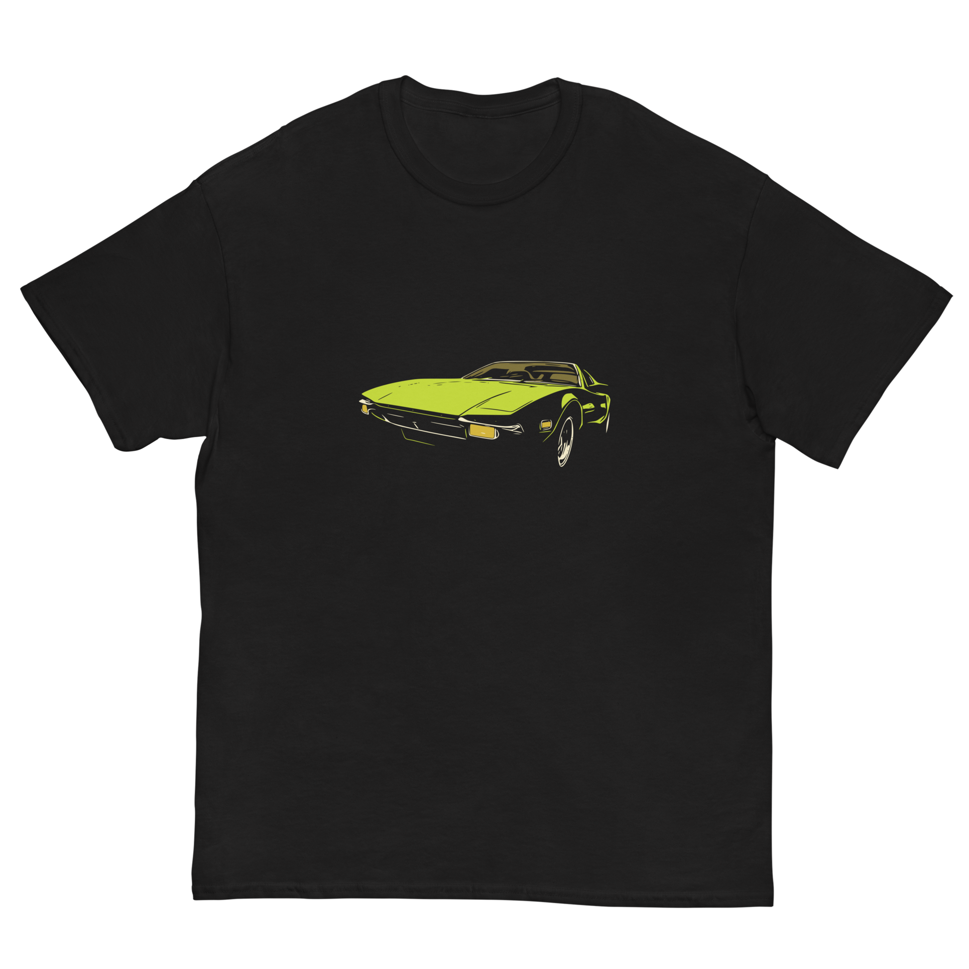 71 Pantera Men's classic tee, Lime Green 1971 De Tomaso Pantera