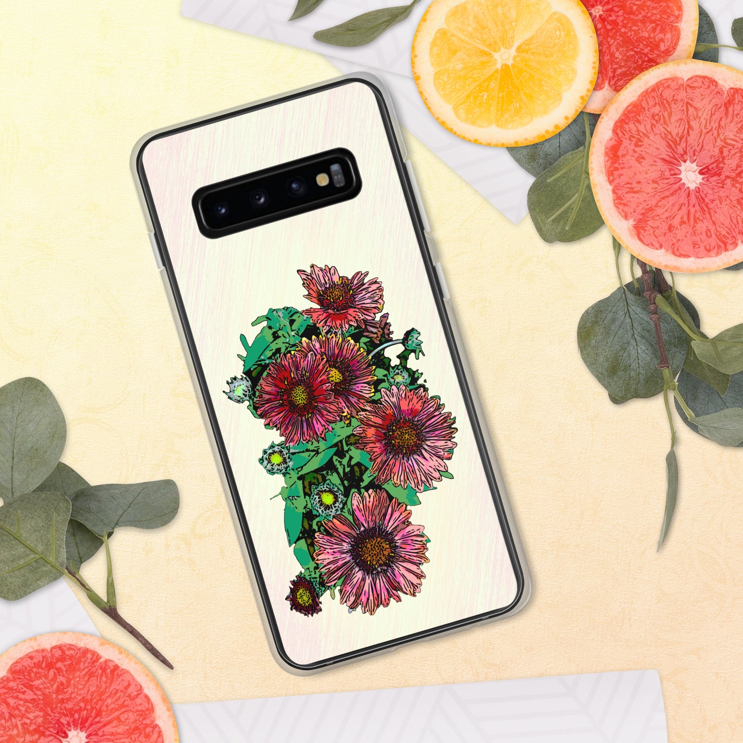 Blanket Flower Samsung Case for S10 Models - Original Floral Design