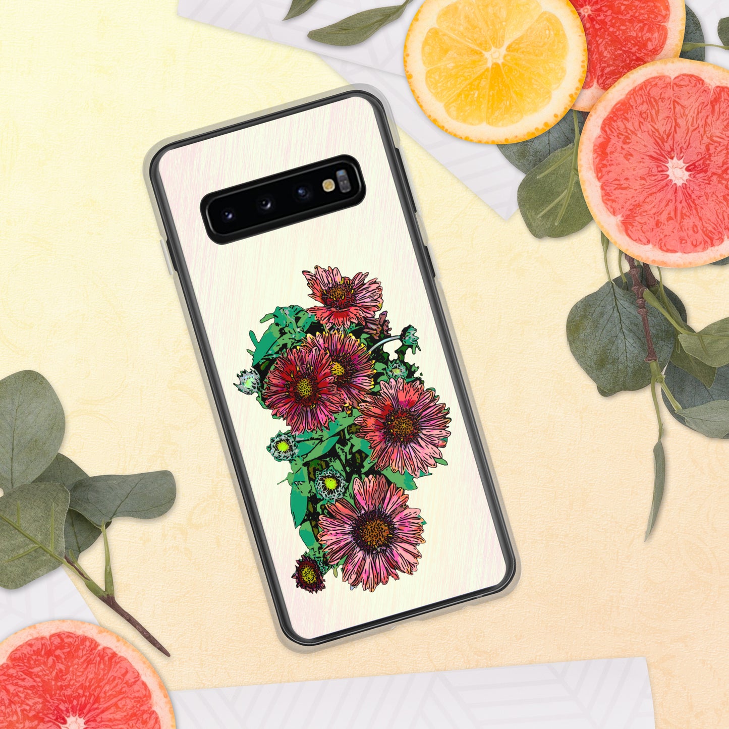 Blanket Flower Samsung Case for S10 Models - Original Floral Design