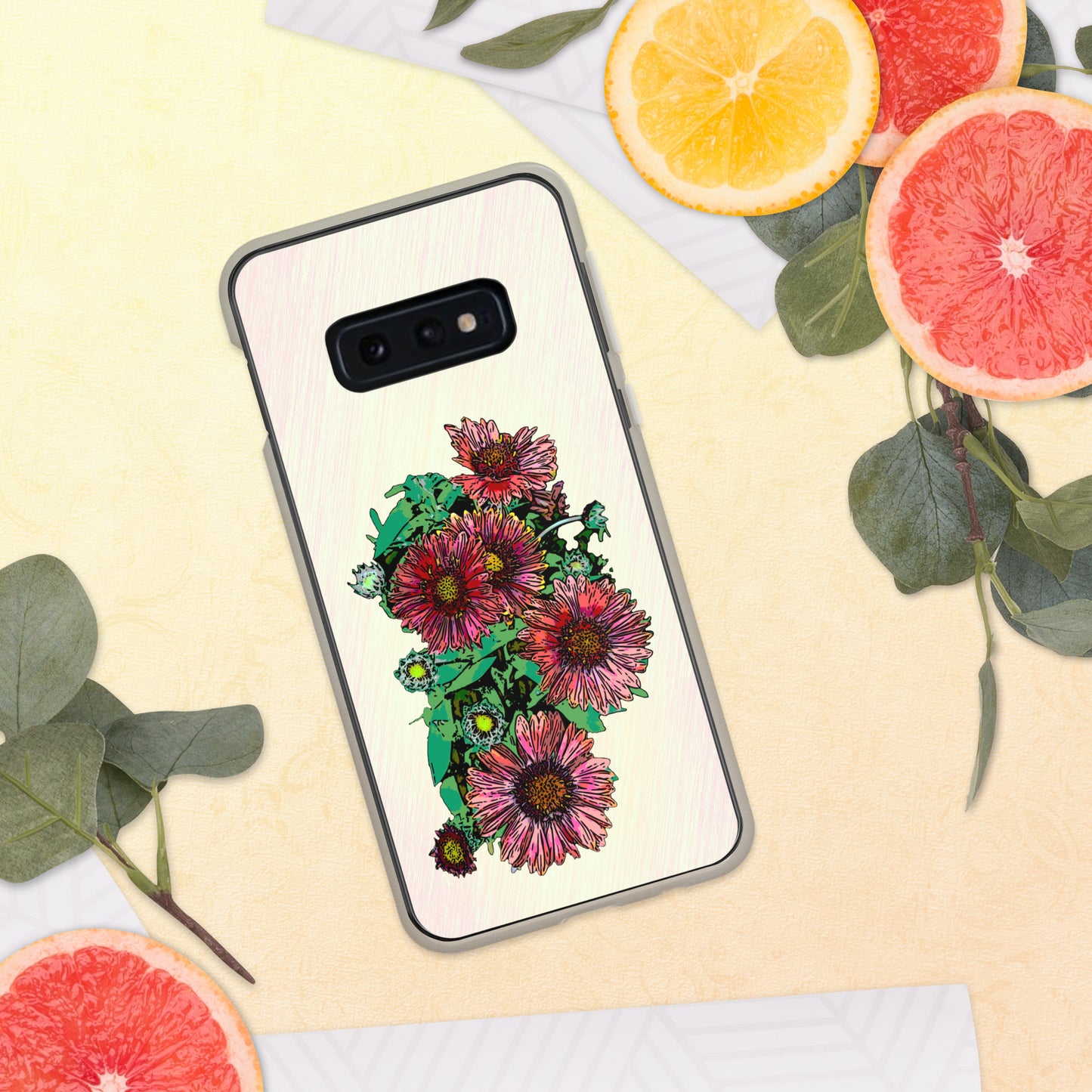 Blanket Flower Samsung Case for S10 Models - Original Floral Design