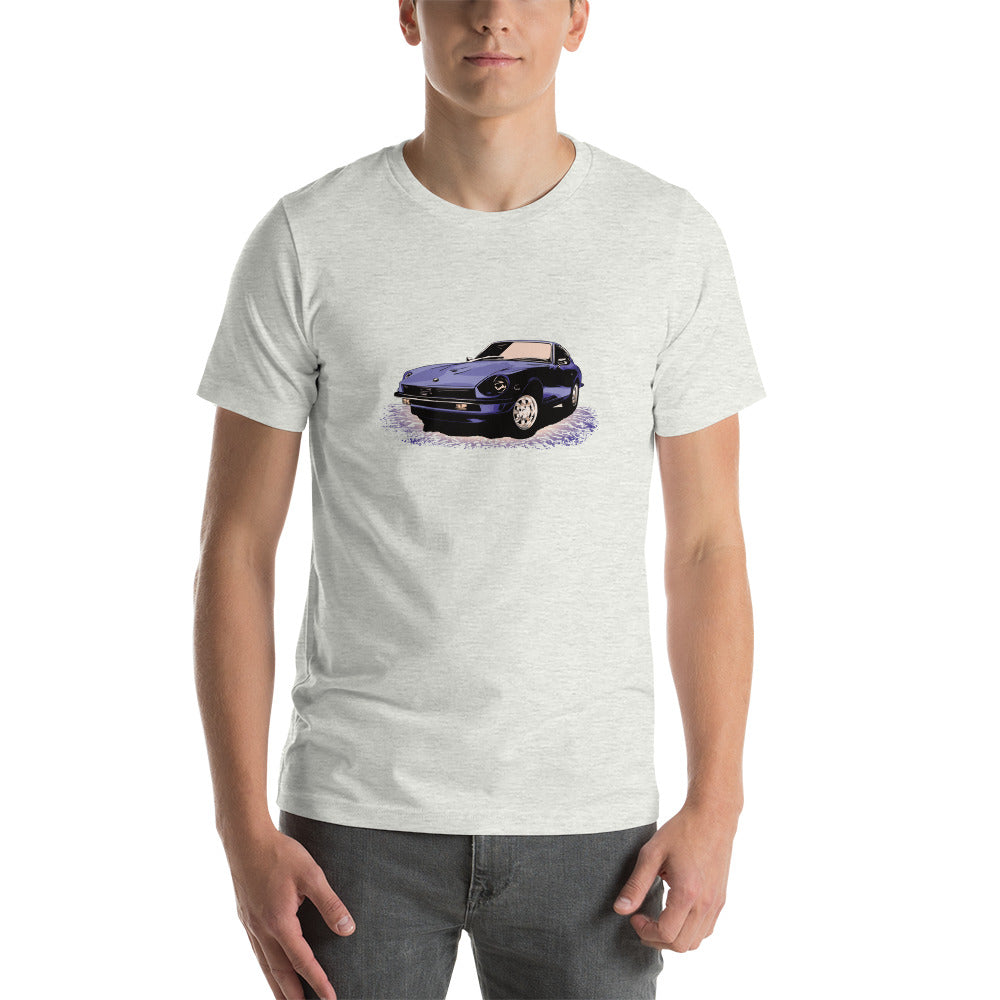 70 Datsun 240Z Unisex t-shirt, Blue 1970 Nissan 240 Z